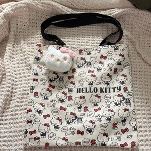 Hello Kitty Tote Bag with Black and Pink Accents